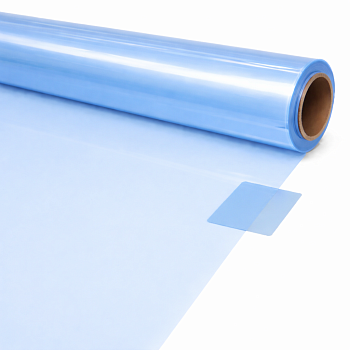 Пленка "CRISTAL",  60см*30м, цв. голубой