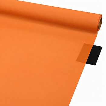 Однотонная Плёнка 45 микрон 60см*30m, цв. оранжевый