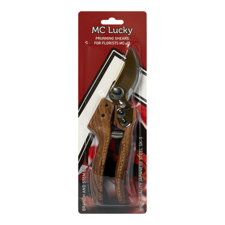 Секатор для флористов MC-25, 20см*4см (лезвие из японской стали SK-5 с титановым покрытием) 