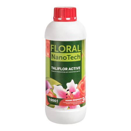 Подкормка - Кондиционер для срезанных цветов "FLORAL Nano Tech Активный" во флаконе 1л