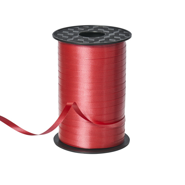 Лента полипропиленовая (катушка) 5mm х 250yards, цв. красный
